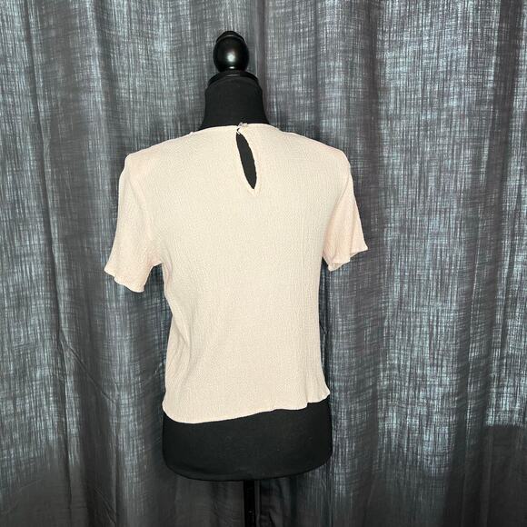 Gloria Lance 80’s vintage pink short sleeve career top size small - Picture 3 of 5
